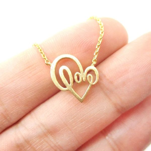 

5pcs/lot romantic love heart symbol charm necklace special lovers letter necklace jewelry gift for engagement, Silver