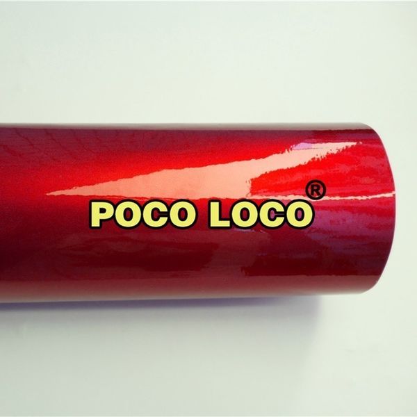 

candy red vinyl wrap