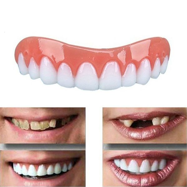 

1PC White Teeth Set Силикон Simulation On The Row Протезы Set Шпон Flex Протез Perfect Fit Paste инструменты