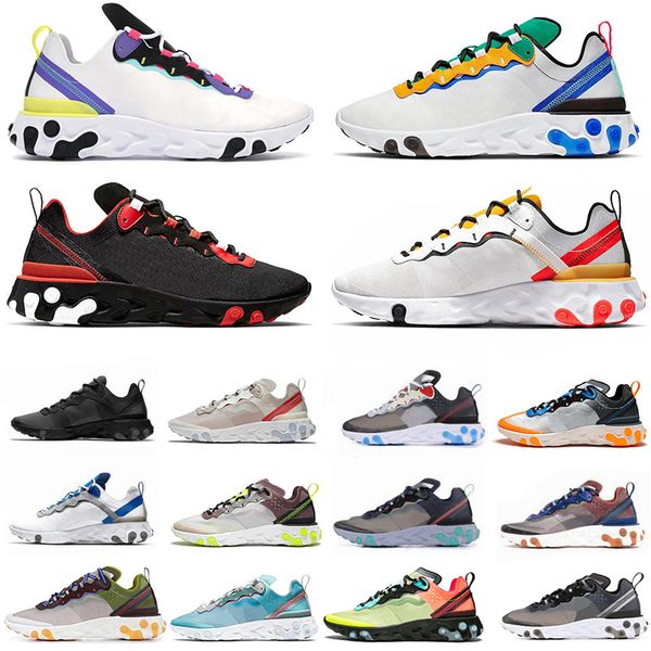 

sale script bred undercover x react element 87 55 running shoes sail se tour yellow triple black women mens trainers sports sneakers
