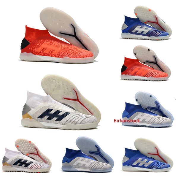 

2019 new soccer cleats predator 19 in ic indoor soccer waterproof shoes predator 19 tf football boots men shoes