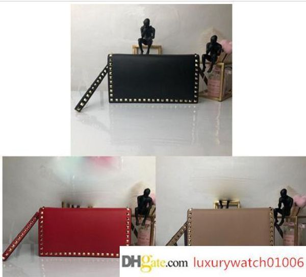 

classic 2019 summer fashion flaps chain bag sheepskin studs rivets package designer handbags shoulder leather handbag