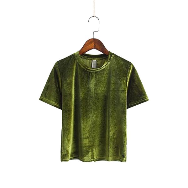 

new arrival women velvet t shirt spring summer short sleeve o-neck velvet womens loose casual tshirt femme camisetas mujer, White