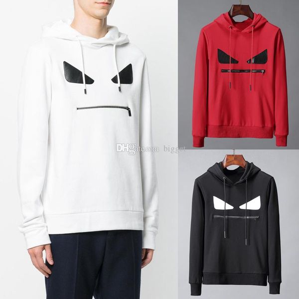 

мода дизайн толстовка мужчины пот пуловер casual cotton hoodie top man длинным рукавом толстовка мужская перемычка, Black