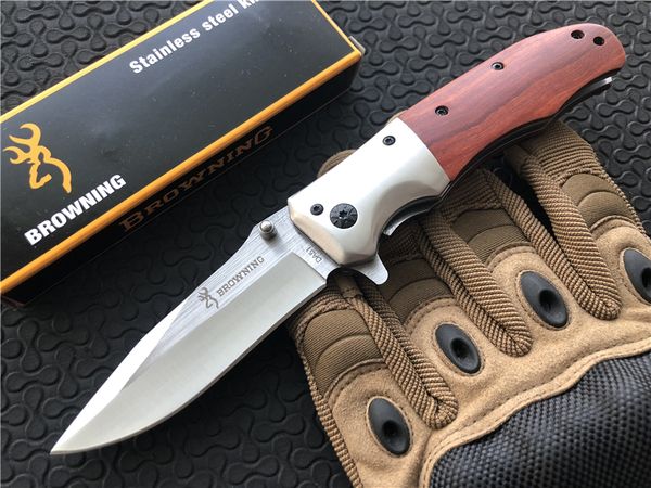 

Browning DA51 Assisted Opening Folding knife Flipper 440C blade Outdoor Camping gear Rescue EDC Pocket survival knife hunting knives