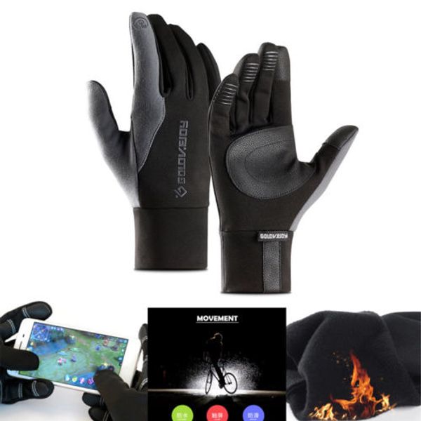 

men leather touch screen stylish winter driving ladies gloves, Black;gray