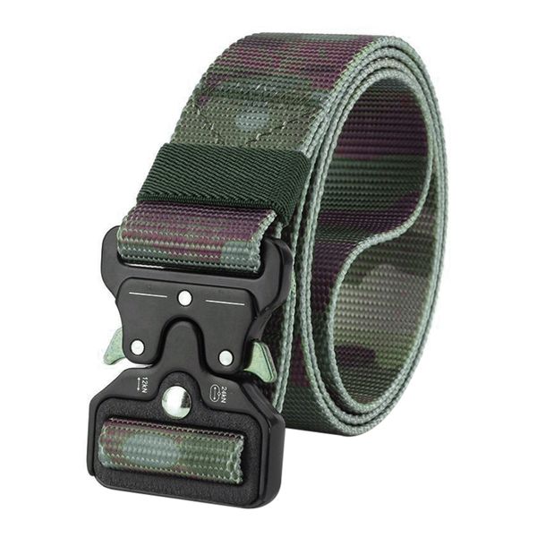 Men/'s Military Belt Tactical Army Hunting Outdoor Waistband Nylon Training Belt