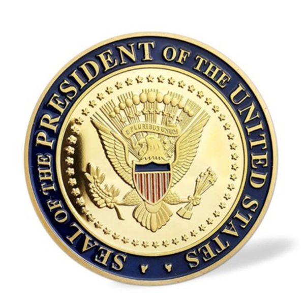 

ins 2020 donald trump souvenir coin dollar make america great again commemorative coins crafts america general election goods product e3409