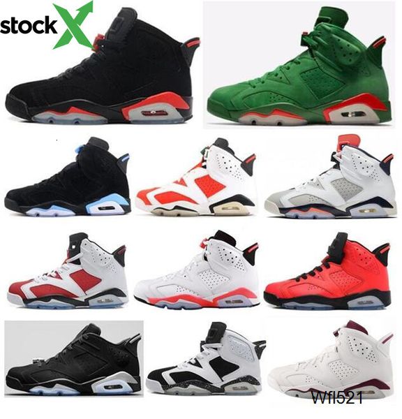 

6 6s black infrared 3m reflect carmine unc jordon basketball shoes men toro hare oreo maroon tinker low chrome sneakers with