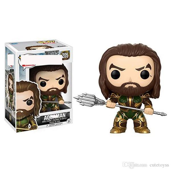 

funko pop anime aquaman action figure exclusive with box toy gift for kids
