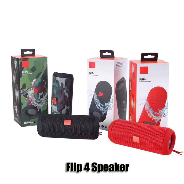 

flip 4 portable wireless bluetooth speaker flip4 stereo surround bass audio waterproof speakers supports multiple subwoofer player