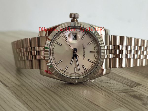 

selling men watch datejust 116234 36mm silver dial stainless steel asia 2813 movement automatic jubilee bracelet original, Slivery;brown