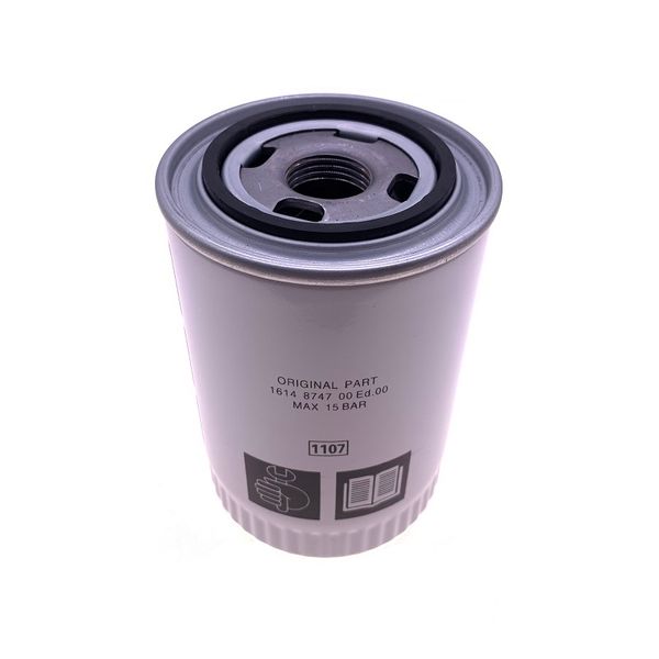 10 pçs / lote 1614874700 (1614 8747 00) Elemento de filtro de óleo para compressor de ar AC