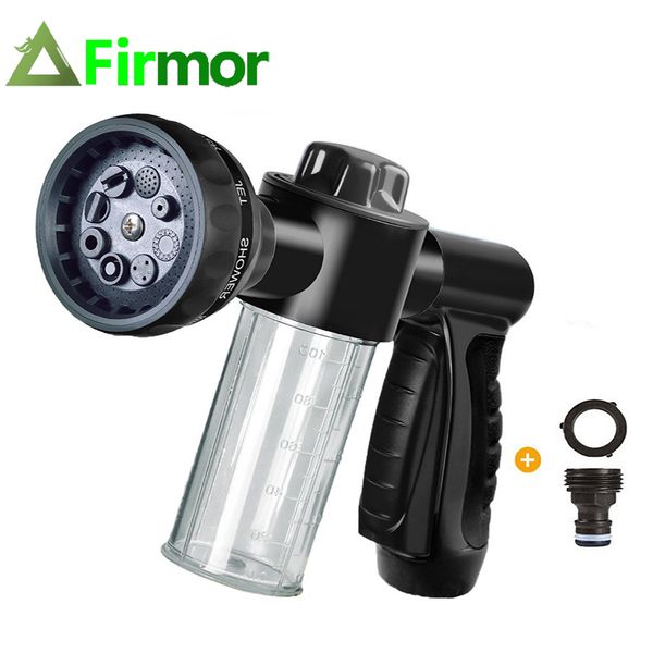 

firmor 8 in 1 garden hose nozzle adjustable hose spray nozzle high pressure garden water foam sprayer car washing