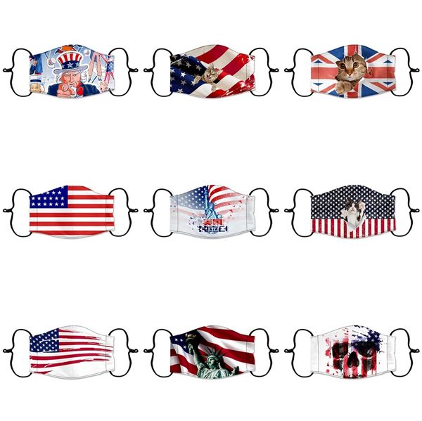 

blue 50 1pcs outdoor designer non woven prevent dust mouth face mask three layer filter proof masks a4da #9401