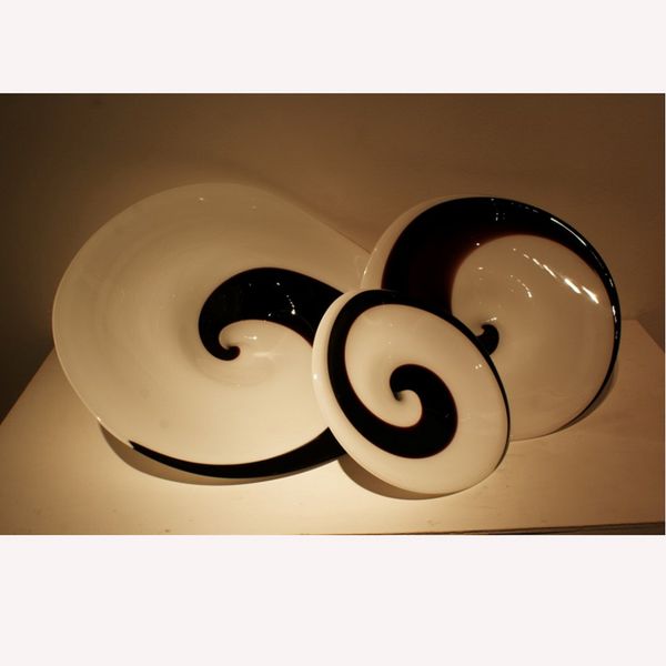 

home decoration chihuly style blown glass wall plates art deco glass wall lamps l foyer decor
