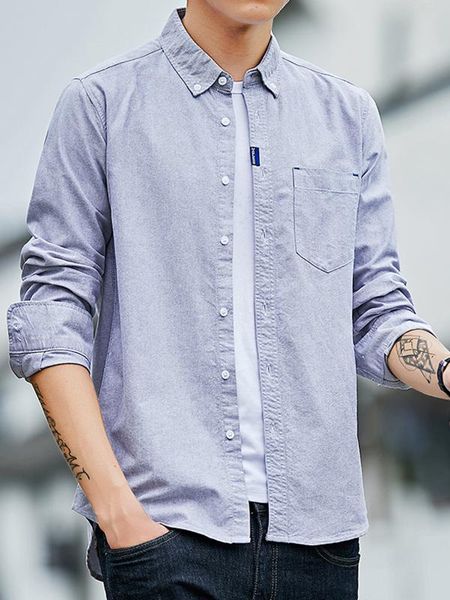 

мужская футболка с длинным рукавом осенью и зимой теплого свет синего хлопок рубашка 4xl man миксеры slim fit офис casual hh50cs, White;black