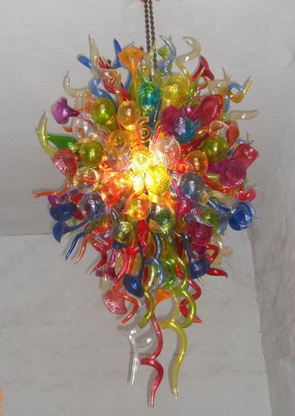 Cina Lampade Lampadario di Murano per interni Luce Fiore colorato Art Decor Lampadari moderni in vetro soffiato a mano Illuminazione con lampadine a LED