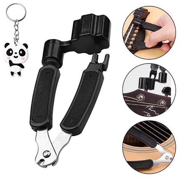 

3 in 1 guitar peg string winder + string pin puller + cutter guitar tool set multifunction accessories 2020