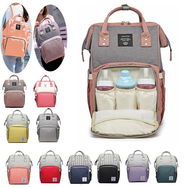 

colors mummy maternity nappy bag stroller bolsa large capacity baby backpack mommy nursing care changing diaper bags