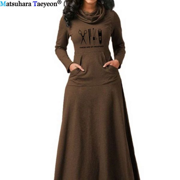 warm maxi dress