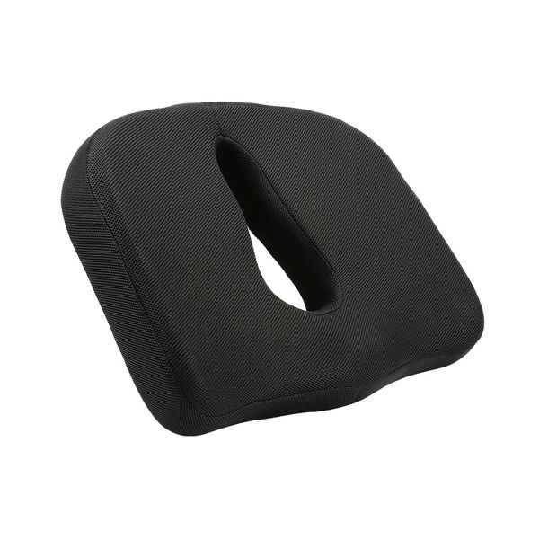 

1 pack coccyx pillow mesh fabric memory foam hollow design breathable reduce caudal vertebra pain office car seat hip pad pillow