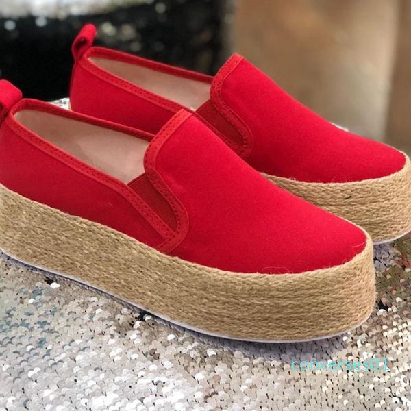 

2020 spring women flats shoes platform sneakers slip on flats leather suede ladies loafers moccasins casual shoes women creepers d01 co01, Black