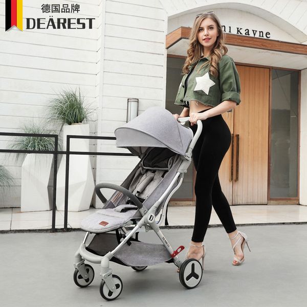 

dearest gift for baby stroller 3 in 1 carriage european pram suit for lying and seat 7kg carrying capacity 25 kg