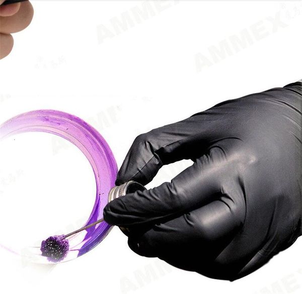 

washing cleaning set household mechanic black laboratory nail goalkeeper glove art static gloves qakmp1