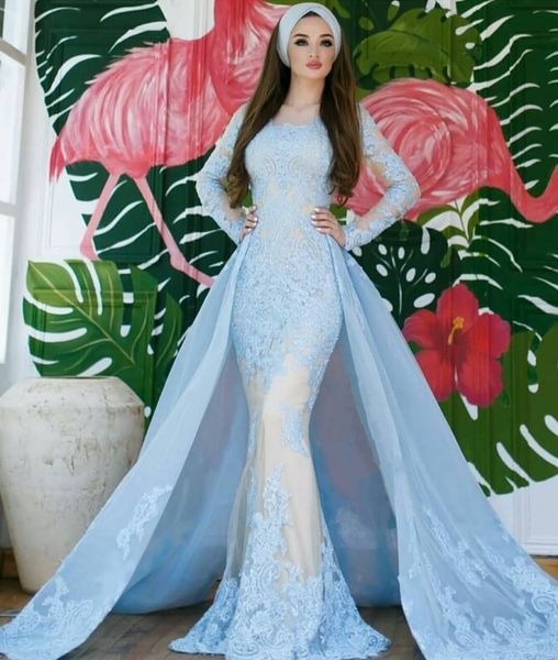 

бальное платье мусульманская выпускного вечера длинные рукава платья плюс размер robe de soiree, Black