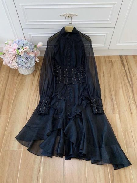 

2020 summer women's new casual all-match dress 0702, Black;gray