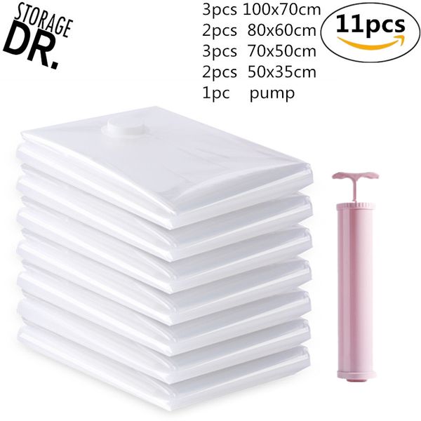 

offer vacuum storage bags space saver for clothes pillows blanket clear poly compression transparent bag suitcase organizer
