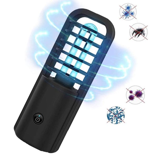 

uv sanitizer light, uv ozone disinfection light 254 nm, portable usb charging indoor small uvc lamp for home kitchen