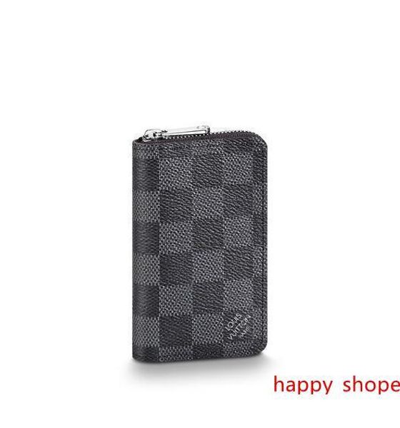 

new n63076 zippy coin purse vertical men real leather long wallet chain wallets compact purse clutches evening key card holders
