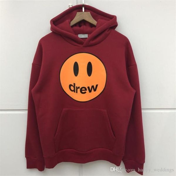 

drew house pullover hoodie men women 1d:1 dh drew house sweatshirts drew house hoodie h25l1x5, Black