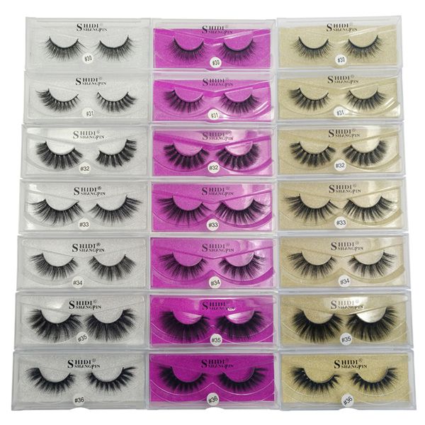 

1 pair 3d mink eyelashes private label real mink fur handmade false eyelash crossing lashes individual strip thick lash makeup epacket free