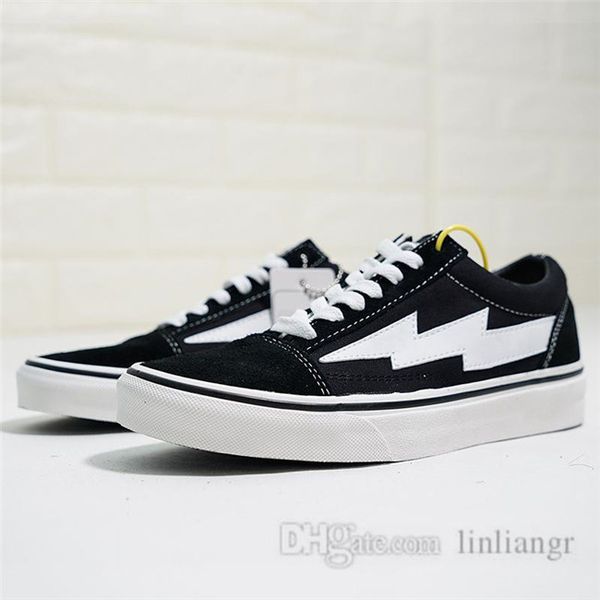 

revenge x storm old skool sneakers casual for men women sport shoes for outdoor skateboarding111, Black
