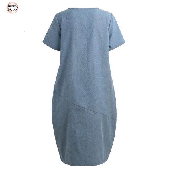 

женщины платья повседневная мода solid color карман с коротким рукавом летнее платье mid теленок плюс размер платья 4xl 5xl дизайнер одежды, Black;gray