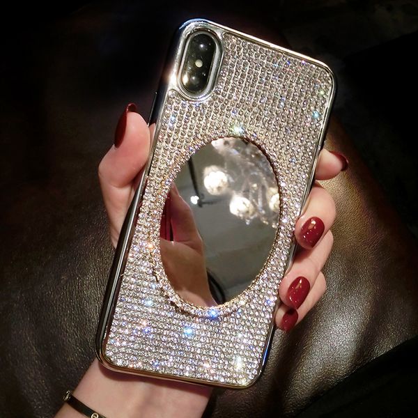 

19ss fashion designer phone case for iphonex/xs xr xsmax iphone7/8plus iphone7/8 6/6s 6/6sp fashion mirror type case silicone protective