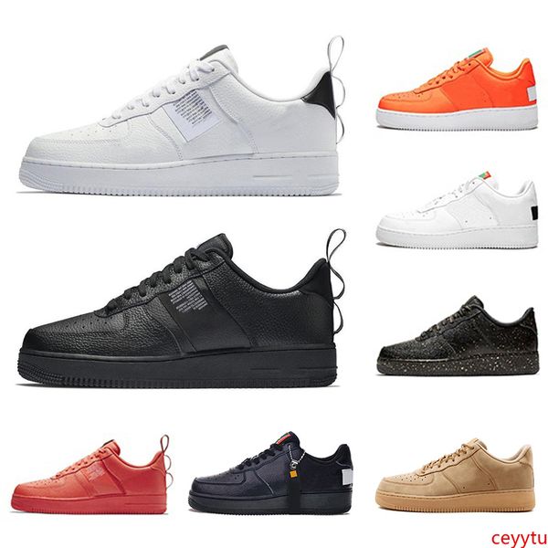 

utility classic triple black white men women casual shoes red sports skateboarding high low cut wheat mens trainers sneakers 36-45