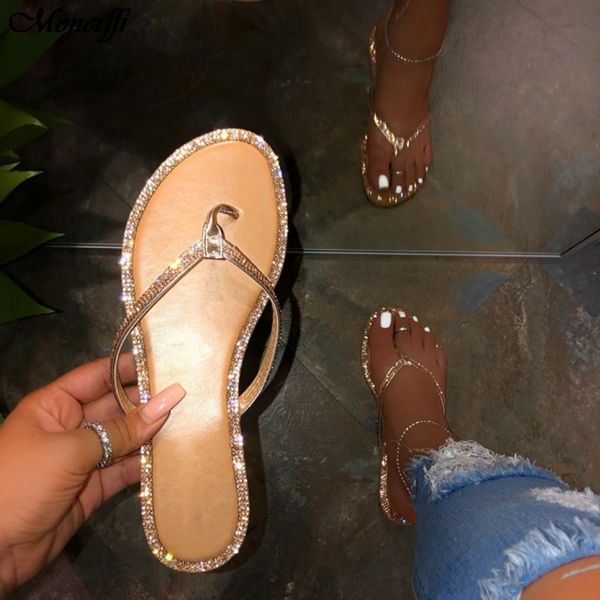 

women slippers summer flat beach slippers female crystal rivets slides slipper shoes for girls woman flip flops footwear, Black