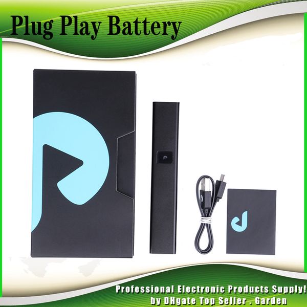 

Plug Play Box Mod Мод 500мАч Аккумулятор Ecig Mods с 1,0 мл Пустой Vape Pod Экзотика для 510 толстых масляных картриджей E Cig Vapor Kit