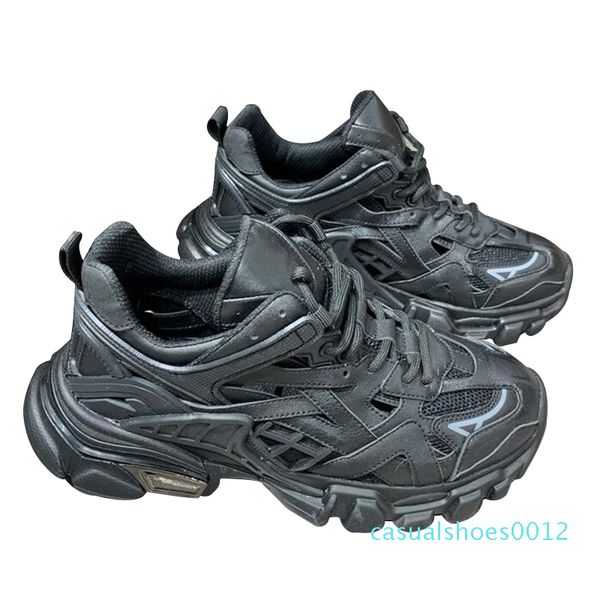 

2020 new fashion luxury designer women shoes triple s sneakers sports fashion woens track 2 sneaker size 35-39 c12, Black