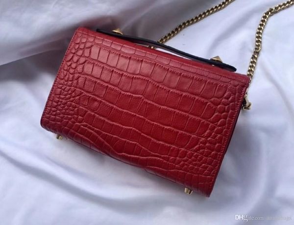 

последние дизайнерские роскошные сумки 3205 высокое качество крокодил узор коровьей цепи сумка итальянский бренд crossbody хозяйственная сум