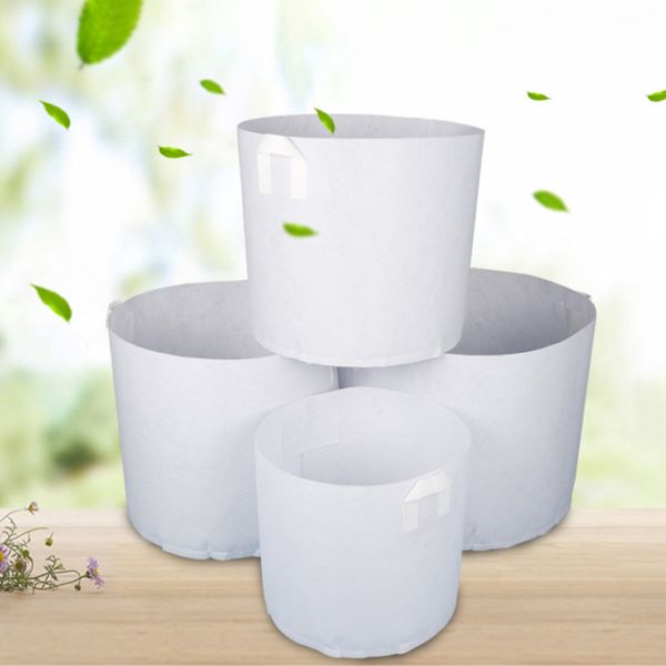 

reusable round non-woven fabric pots plant pouch root container grow bag aeration container garden supplies pot