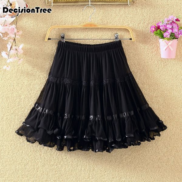 

2019 women's camisoles full slips dress with shoulder straps long under dress solid underskirt inner petticoat height, Black;red