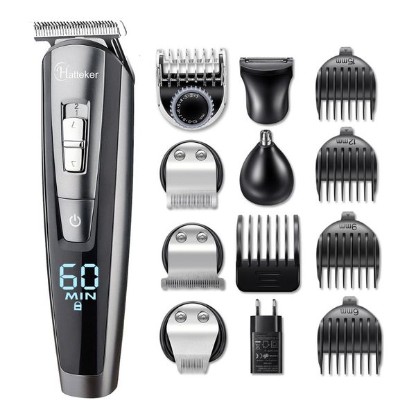 Hatteker Professional Hair Trimmer Waterproof 5 In1hair Clipper