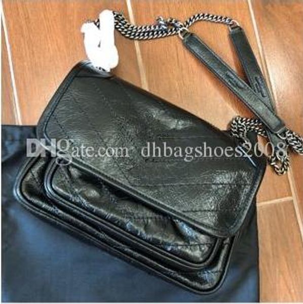 

гофрированный стиль малого crossbody сумки для женщин 22сма реальной кожи цепи плечо качества сумки дизайнер верхних тотализаторов для женщи