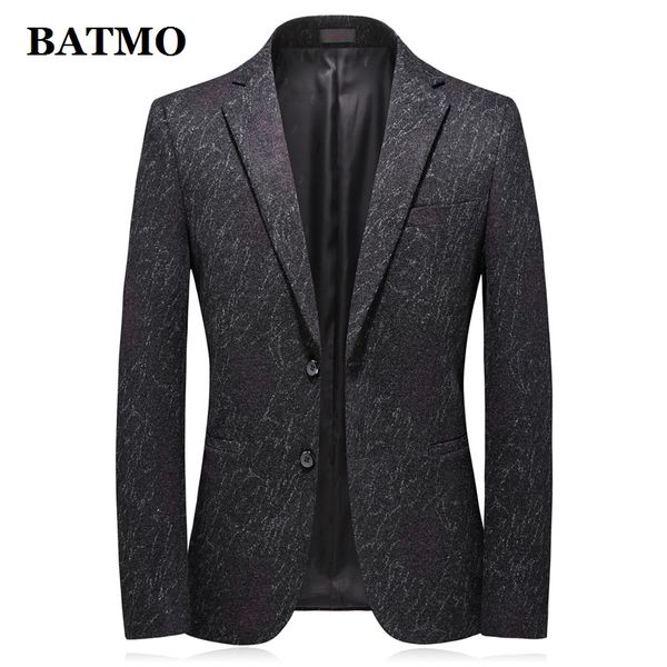 

batmo 2020 new arrival autumn casual blazer men,men's casual jackets,plus-size m-4xl 999, White;black