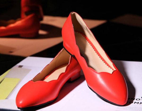 

women's shoes in spring and autumn low heel pointed end @99, Black